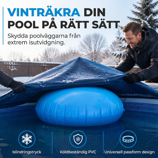 🏊 50% RABATT! ❄️ Aufblasbare Pool-Winterabdeckung – Rund, langlebig & wetterfest ✨
