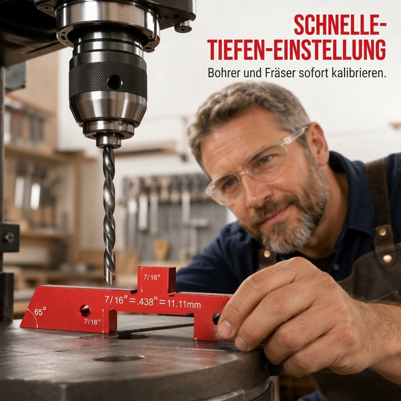 🪵 Einstellblöcke für Holzarbeiten – Aluminium, präzise & schnelle Kalibrierung ✨