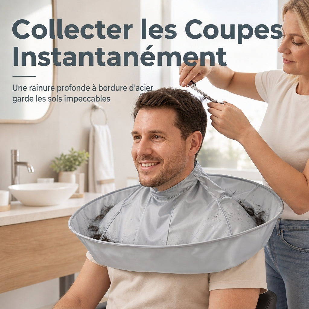✂️ BLITZANGEBOT: 50% RABATT! Atmungsaktiver Haarschneidecape – Integrierte Rille für saubere Schnitte, wasserdichte Oberfläche & antistatisches Gewebe für stressfreie Haarschnitte zu Hause ✨💇