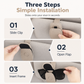 ⏰ Auto-Sonnenbrillenhalter mit Doppelclip, Brillenhalterung & Kartenclip🚗🕶️