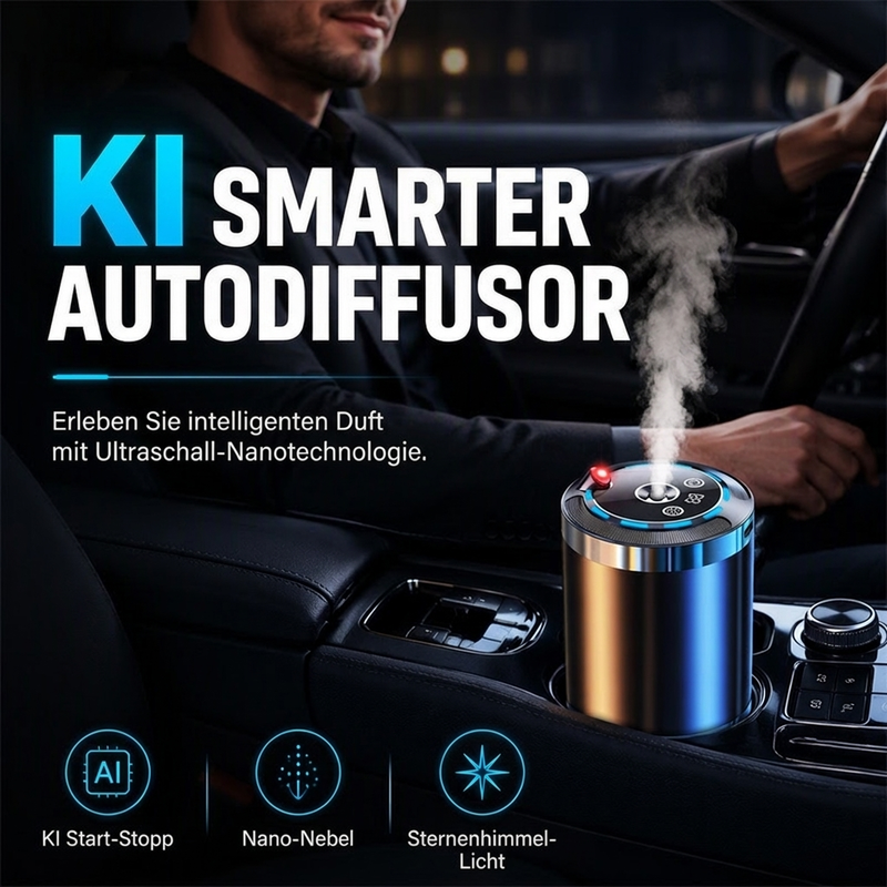 📢📢40% RABATT !!⏰Intelligenter Auto-Aromatherapie-Diffusor