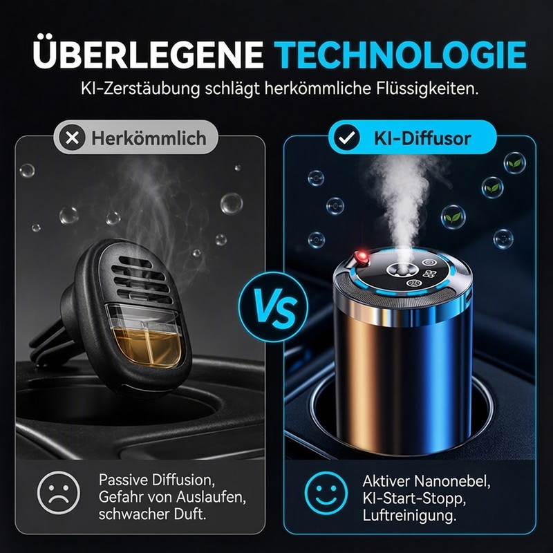 📢📢40% RABATT !!⏰Intelligenter Auto-Aromatherapie-Diffusor