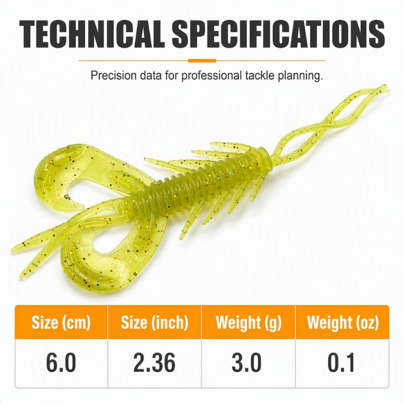 🦐 50% RABATT! 🎣 Realistische Garnelen-Weichköder – Schwimmend & lebensecht ✨