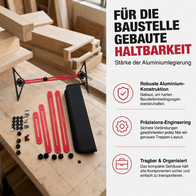 Multifunktionales Markierungswerkzeug-Set für die Holzbearbeitung