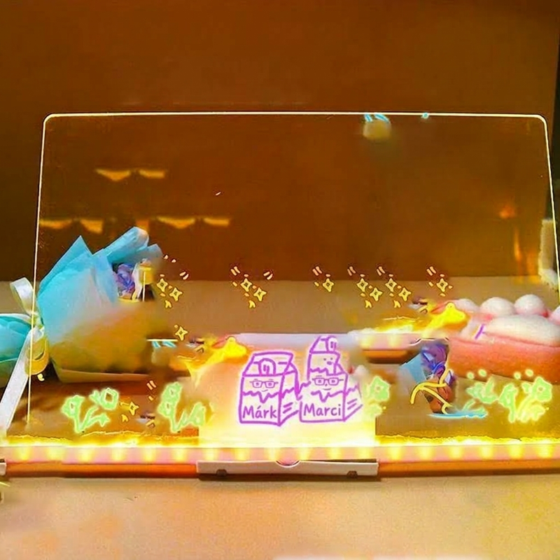 ✨ Leuchtende Maltafel für Kinder – LED, wiederverwendbar & Nachtlicht ✨