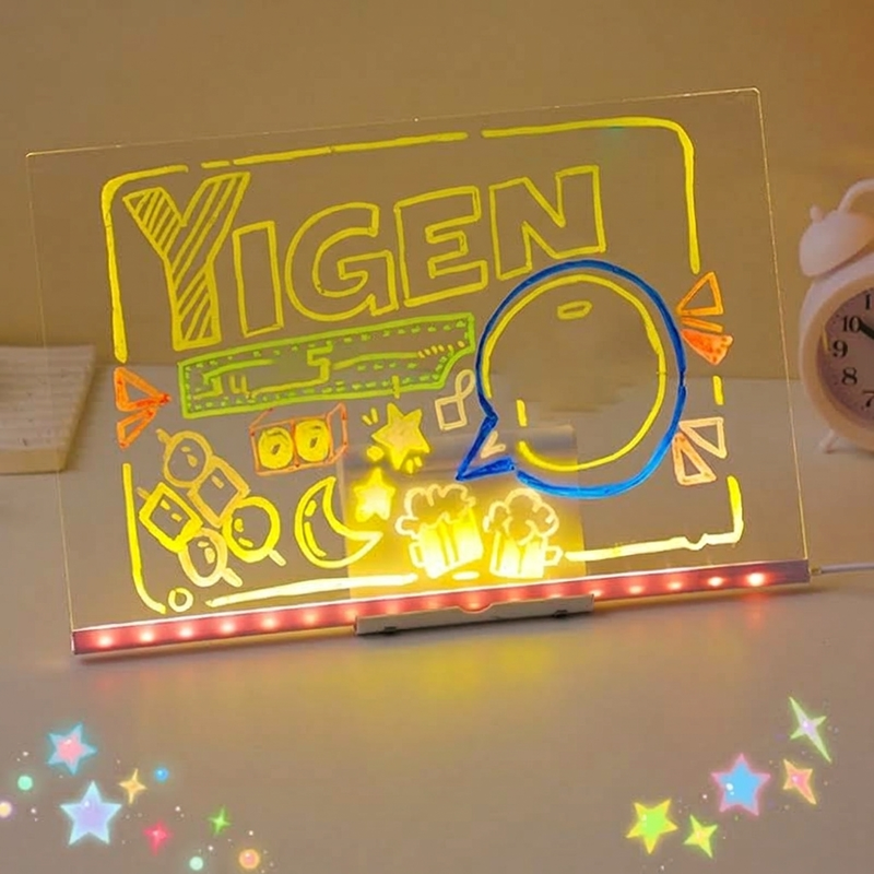 ✨ Leuchtende Maltafel für Kinder – LED, wiederverwendbar & Nachtlicht ✨