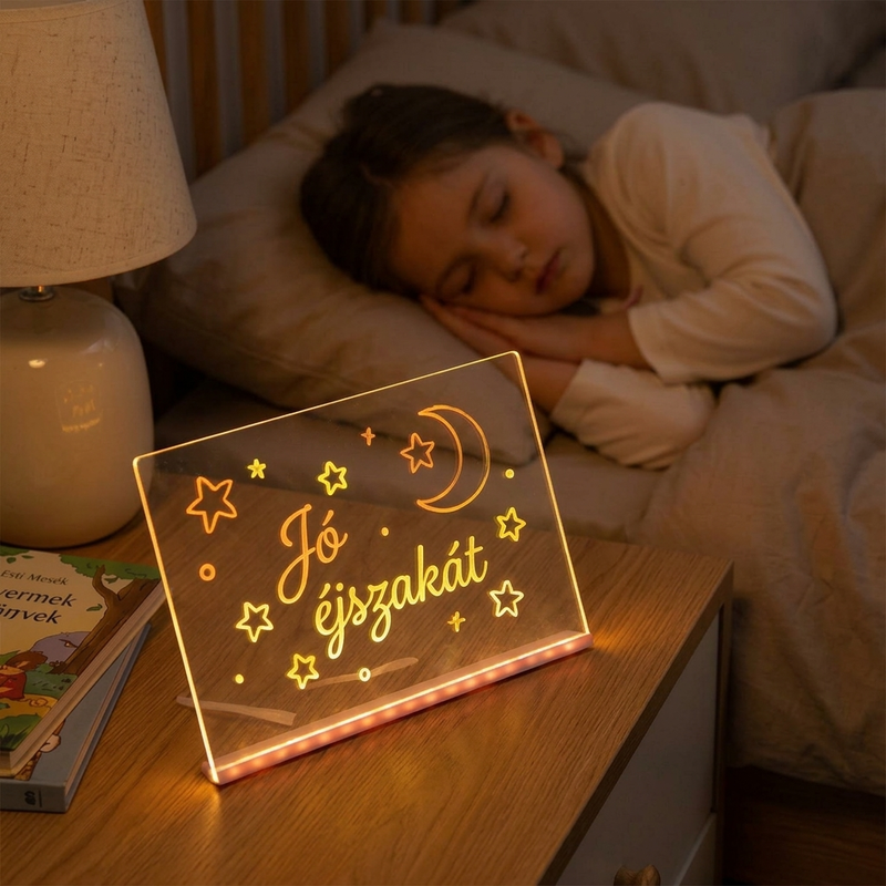 ✨ Leuchtende Maltafel für Kinder – LED, wiederverwendbar & Nachtlicht ✨