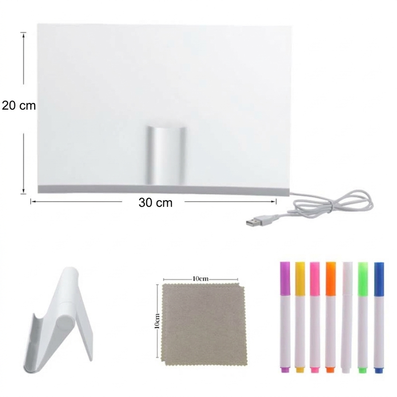✨ Leuchtende Maltafel für Kinder – LED, wiederverwendbar & Nachtlicht ✨