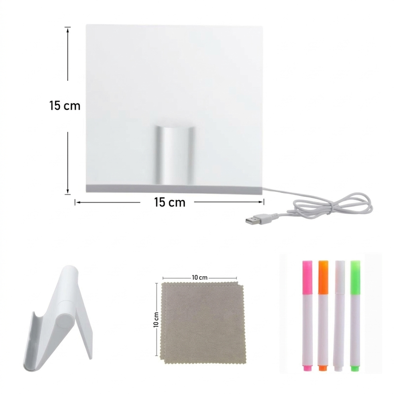 ✨ Leuchtende Maltafel für Kinder – LED, wiederverwendbar & Nachtlicht ✨
