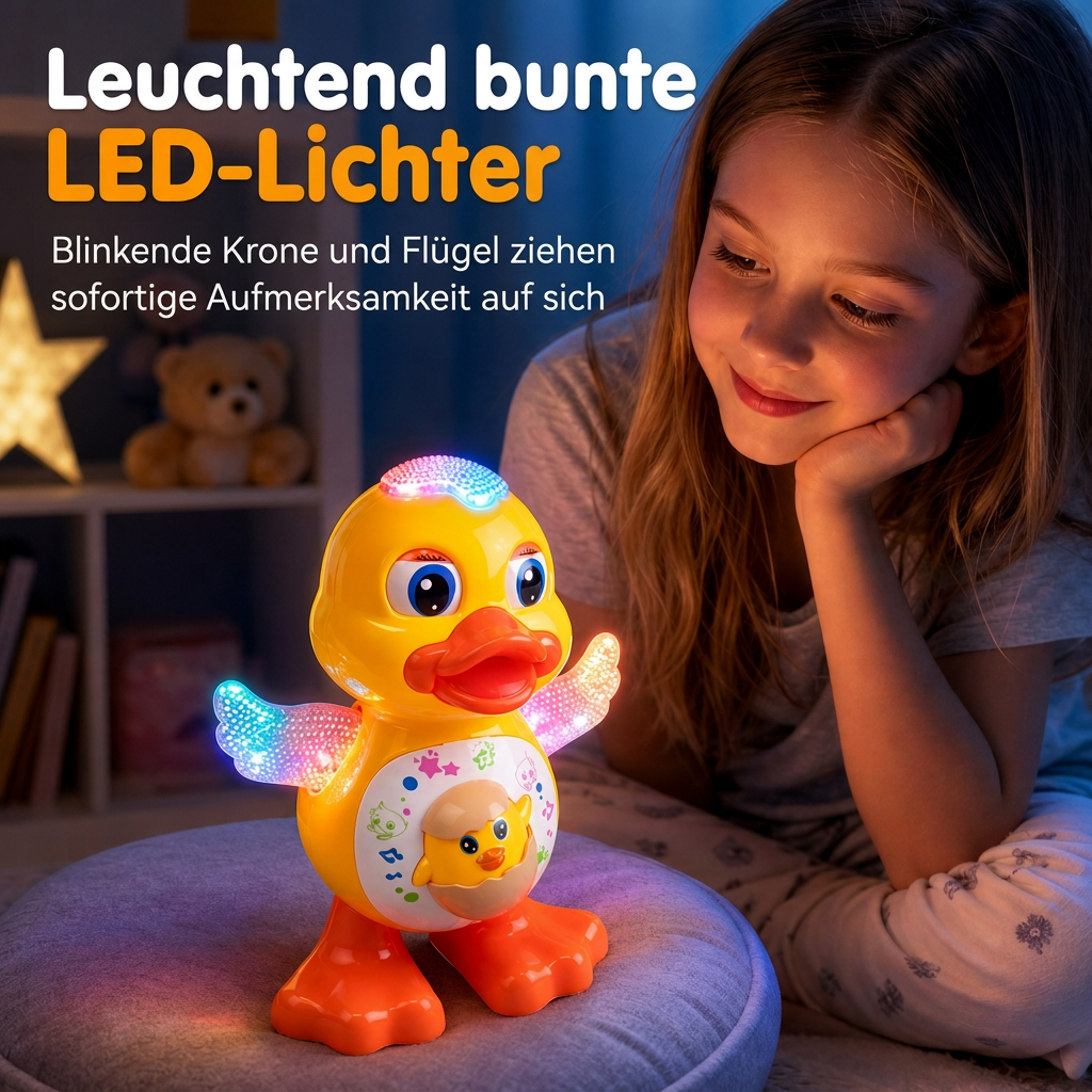 Elektrisches singendes und tanzendes Enten-Spielzeug