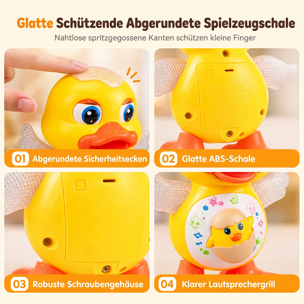 Elektrisches singendes und tanzendes Enten-Spielzeug