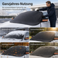 Magnetische Auto-Frontscheibenabdeckung, verdickt, wasserdicht – Sonnenschutz und Schneeschutz mit reflektierenden Streifen