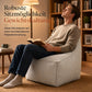 📢 50% RABATT! 🧺 Aufbewahrungs-Pouf-Hülle – Großer Reißverschluss, waschbar & 45x45x23cm ✨