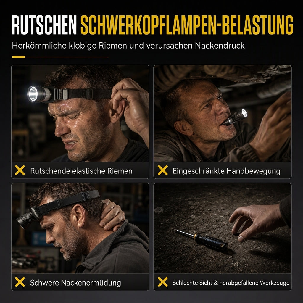 USB-aufladbares, doppelseitig klippbares Brillenzusatzlicht für Outdoor-Wandern und Lesen