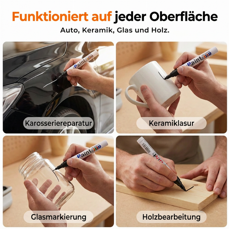 ⏰Schnelltrockniger öliger Lackmarker für alle Oberflächen