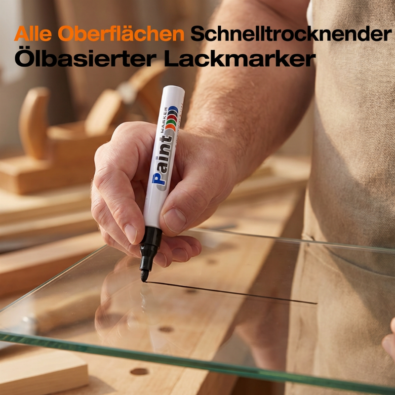⏰Schnelltrockniger öliger Lackmarker für alle Oberflächen