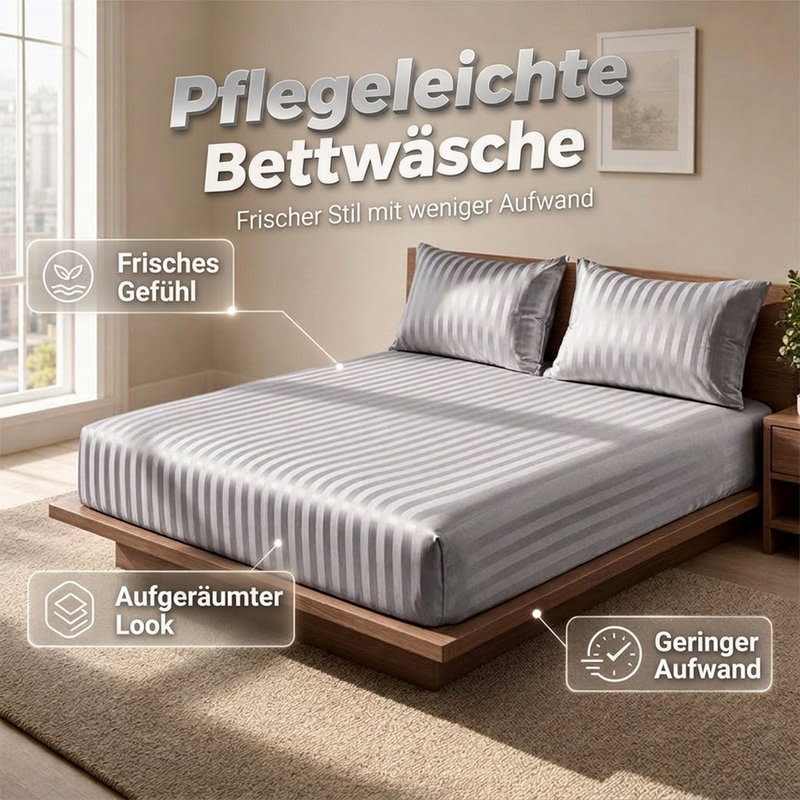 🛏️ 50% RABATT! ✨ Premium Bettwäscheset im Hotelstil – Weich, hautfreundlich & luxuriös – Perfekt für erholsamen Schlaf & stilvolles Ambiente 🏨