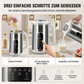 Multifunktionaler 304 Edelstahl Sojamilchbereiter und Hochleistungsmixer mit großer Kapazität, filterfrei, Haushaltsnahrungsprozessor mit intelligenter Zeitschaltuhr