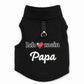 ✨ Warmes Haustierpullover mit Leinenring — "Love Dad & Mum"-Design ❄️