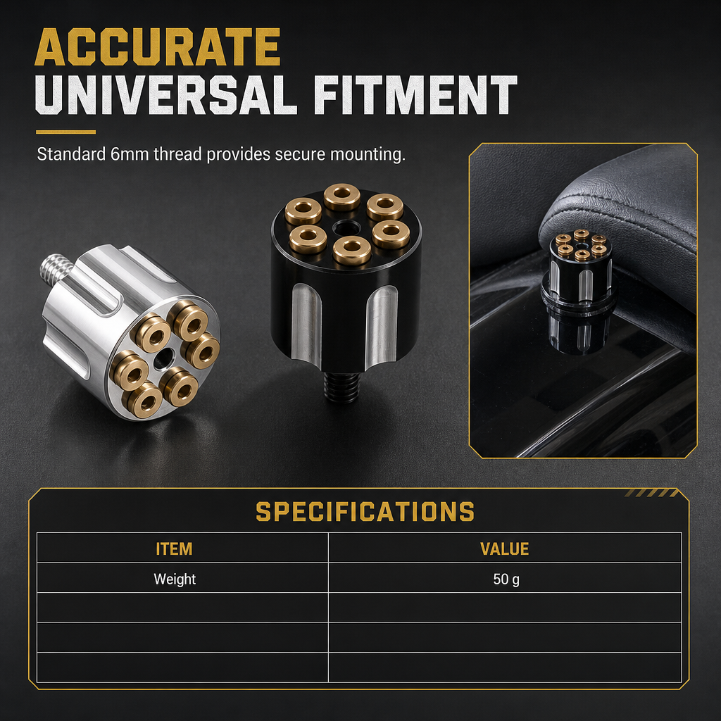 ✨ CNC Motorrad-Sitzschraube – 6 mm, Schnellverschluss & eloxiert ✨