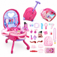 🎀Schminkkoffer mit Spiel-Schminktisch für Kinder – Tragbares Rollenspiel-Set für Mädchen