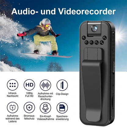 ⏰HD1080P Tragbare Mini-Sportkamera