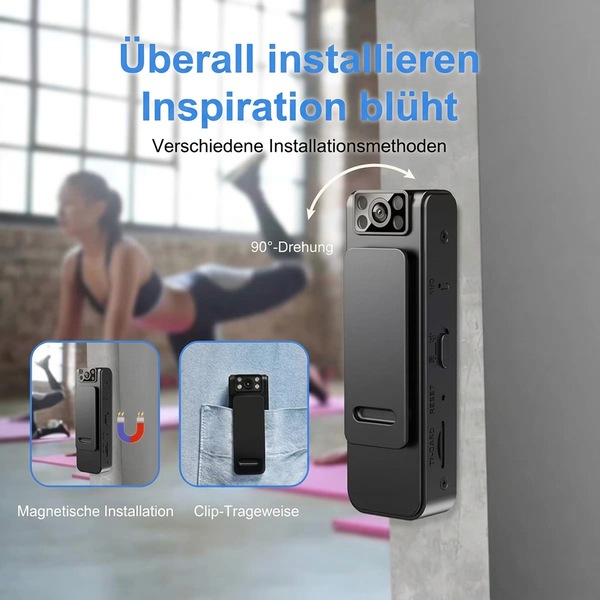⏰HD1080P Tragbare Mini-Sportkamera