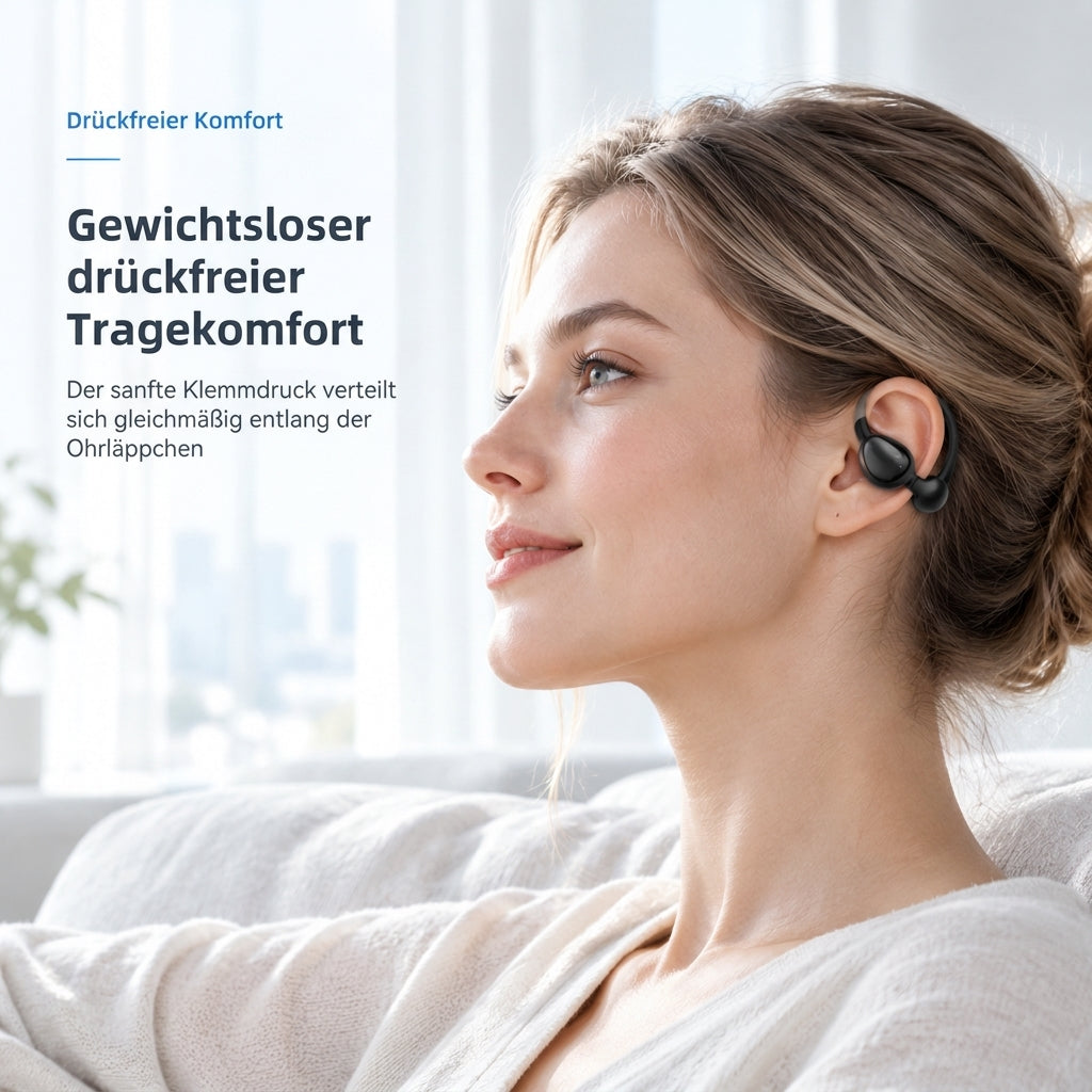 ⏰Offene Ohr-Clip-On kabellose Bluetooth-Kopfhörer für Sport