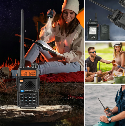 ⏰ UV-5R Amateurfunkgerät mit großer Reichweite, UV5R Zweiwegefunkgerät, Dual-Band-Handfunkgerät