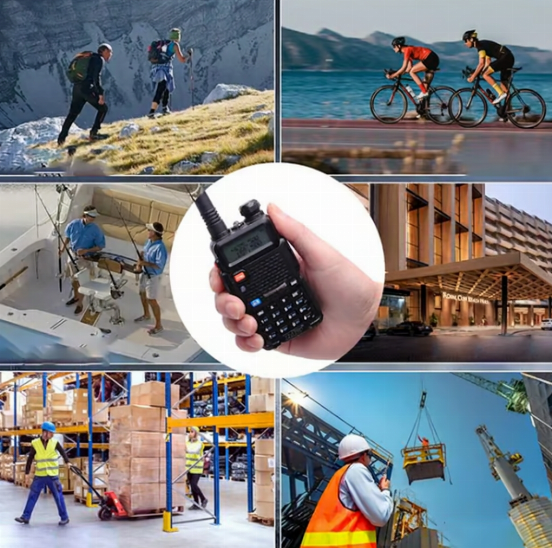 ⏰ UV-5R Amateurfunkgerät mit großer Reichweite, UV5R Zweiwegefunkgerät, Dual-Band-Handfunkgerät