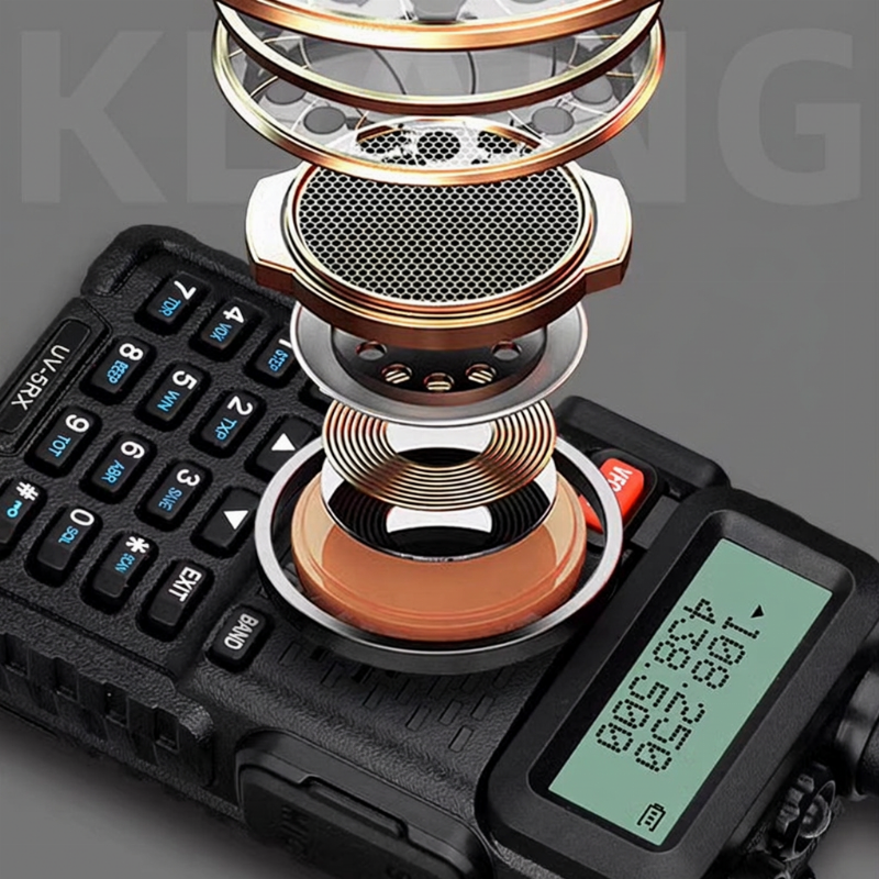 ⏰ UV-5R Amateurfunkgerät mit großer Reichweite, UV5R Zweiwegefunkgerät, Dual-Band-Handfunkgerät