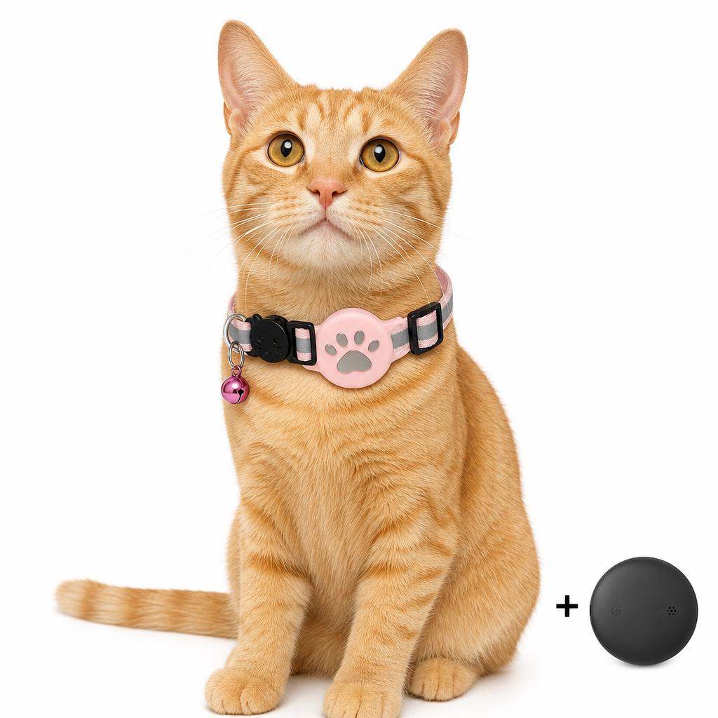 ⏰Reflektierendes Katzenhalsband mit wasserdichtem smartem Haustier-Tracker