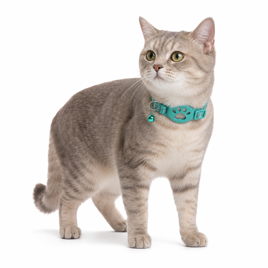 ⏰Reflektierendes Katzenhalsband mit wasserdichtem smartem Haustier-Tracker