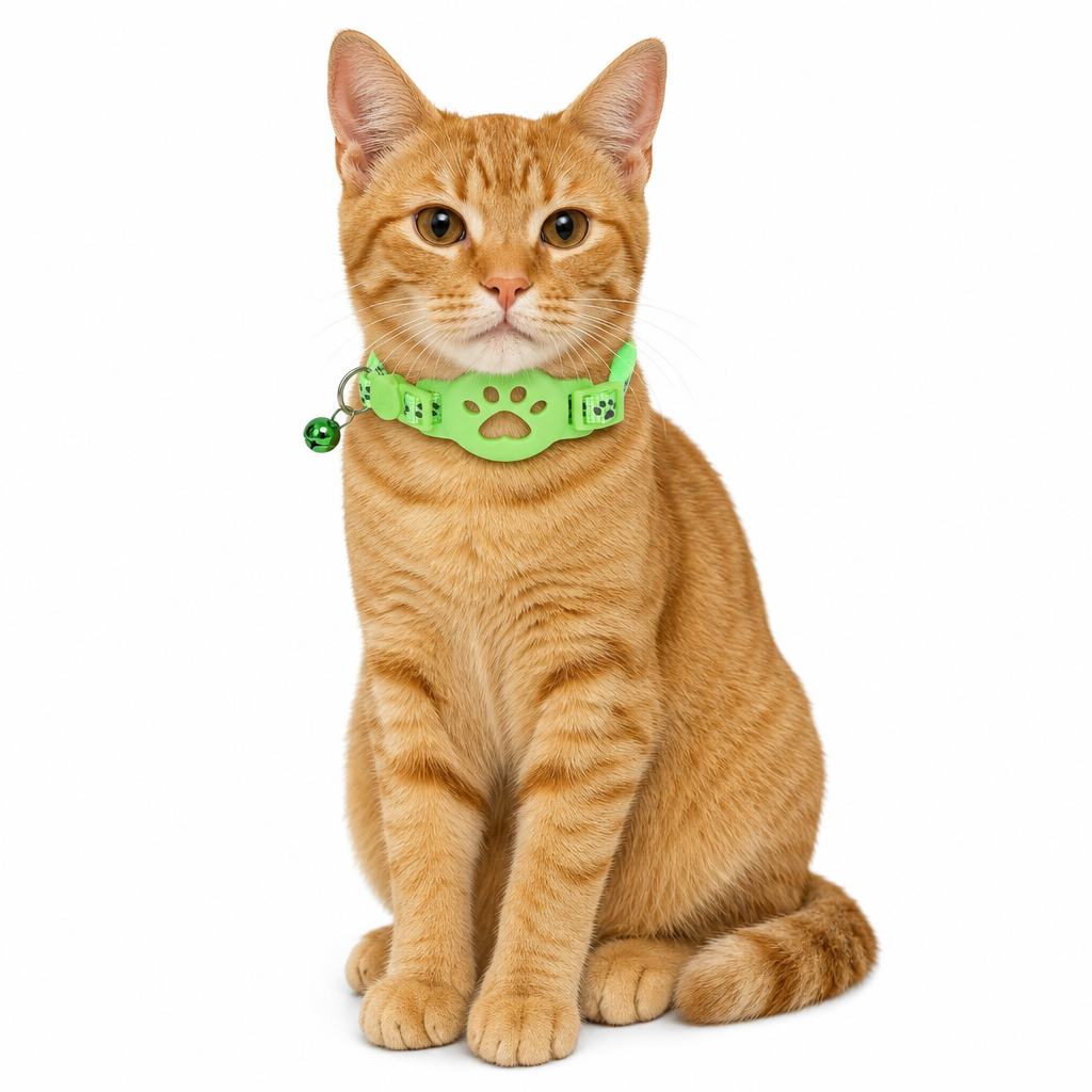 ⏰Reflektierendes Katzenhalsband mit wasserdichtem smartem Haustier-Tracker