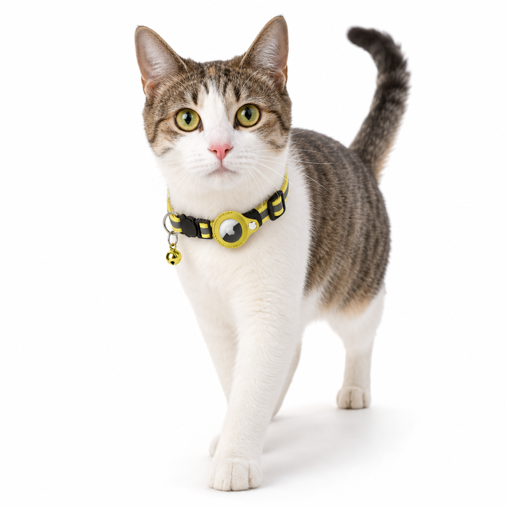 ⏰Reflektierendes Katzenhalsband mit wasserdichtem smartem Haustier-Tracker