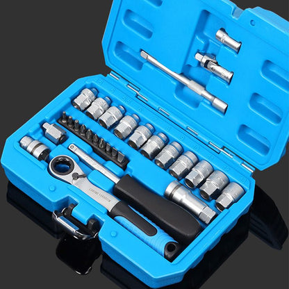  HIOD Juego de llaves de carraca de 72 dientes, juego de  herramientas de reparación con caja de almacenamiento : Herramientas y  Mejoras del Hogar