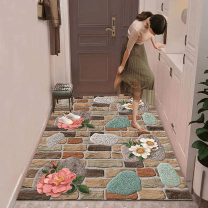 Alfombrilla 3D recortable Floral Floor